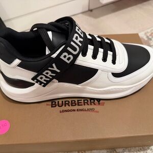 Burberry Monochrome Logo Sneakers